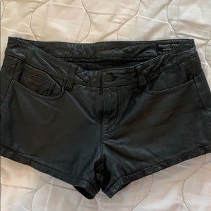 AllSaints genuine leather shorts